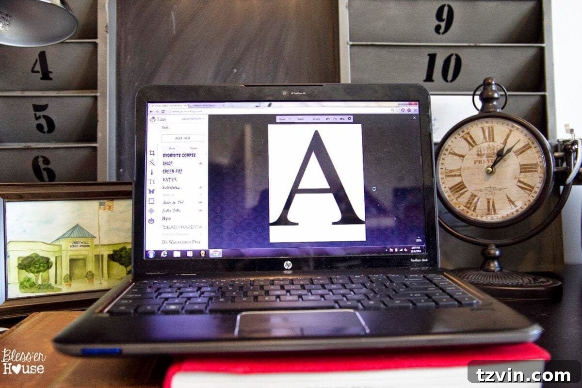 Creating Stencils with Picmonkey