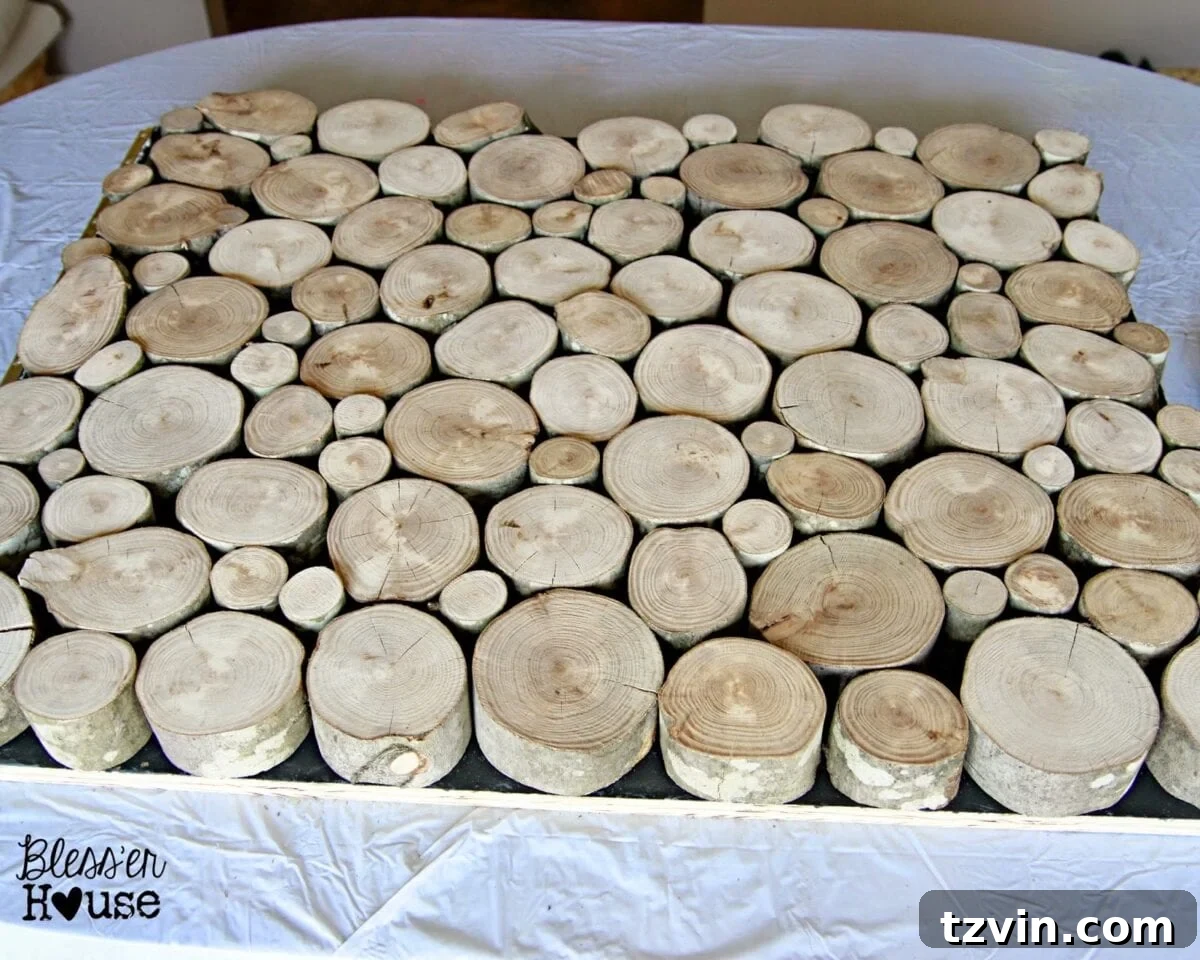 Our $600 Faux Fireplace Transformation Revealed 8 Arranging faux wood stack door for a faux fireplace