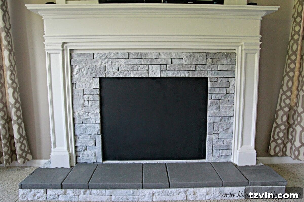 Building Your Faux Fireplace Media Console 26 Inspired Faux Log Stack for Firebox