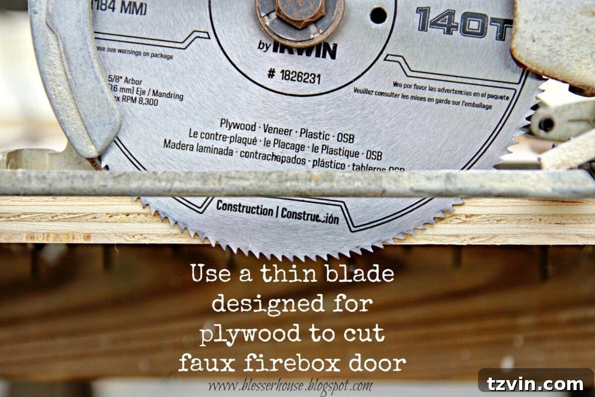 Close-up of circular saw blade being changed for precision cutting