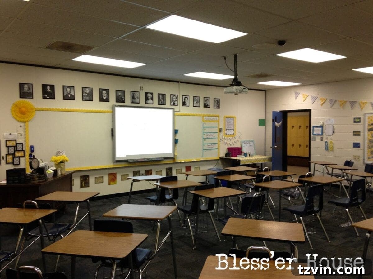 Back TV corner of the classroom, designed for comfort.