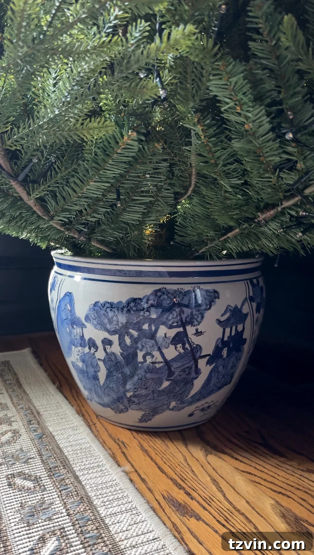 DIY Christmas Tree Stand Planter Pot