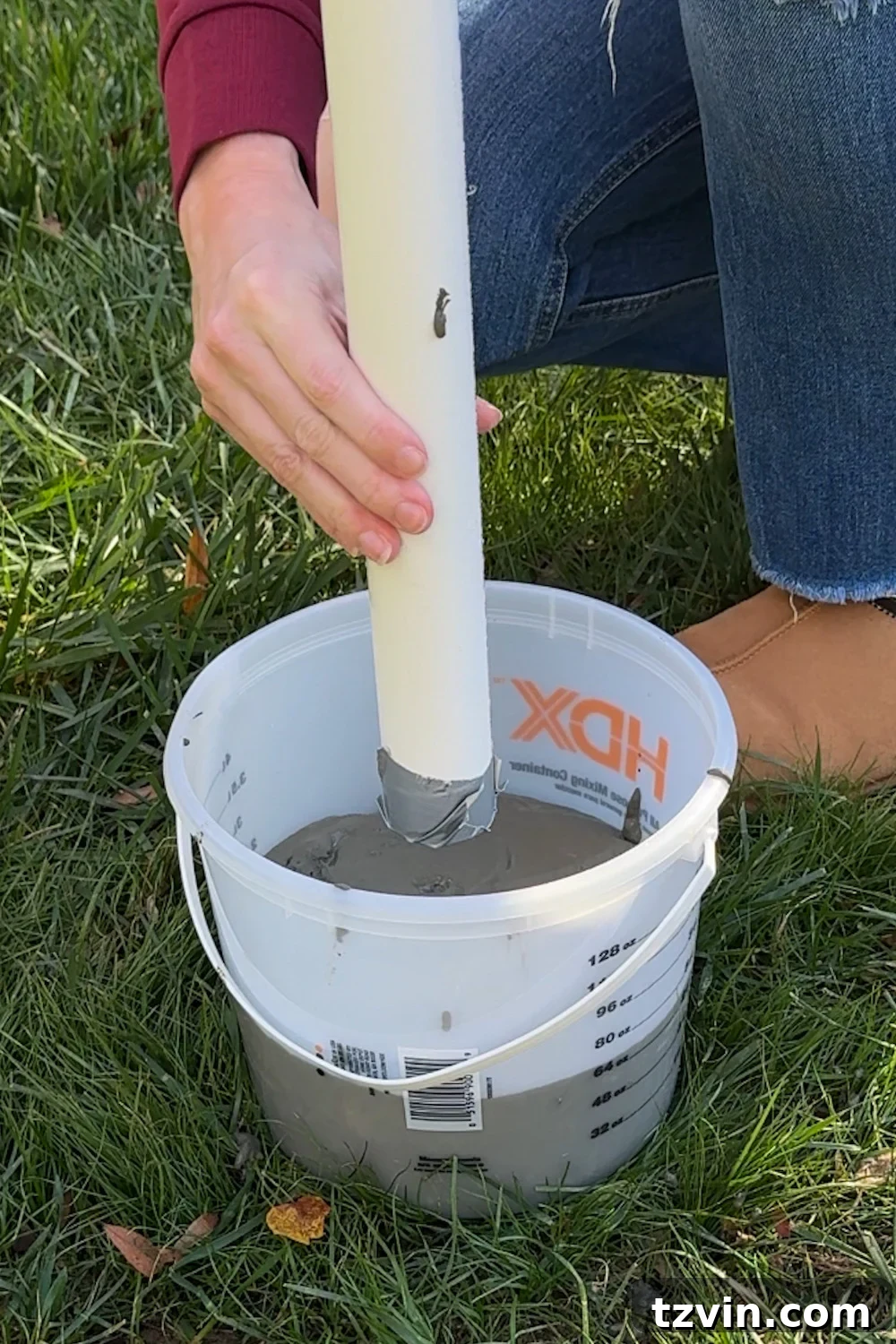 DIY Christmas Tree Stand Planter Pot