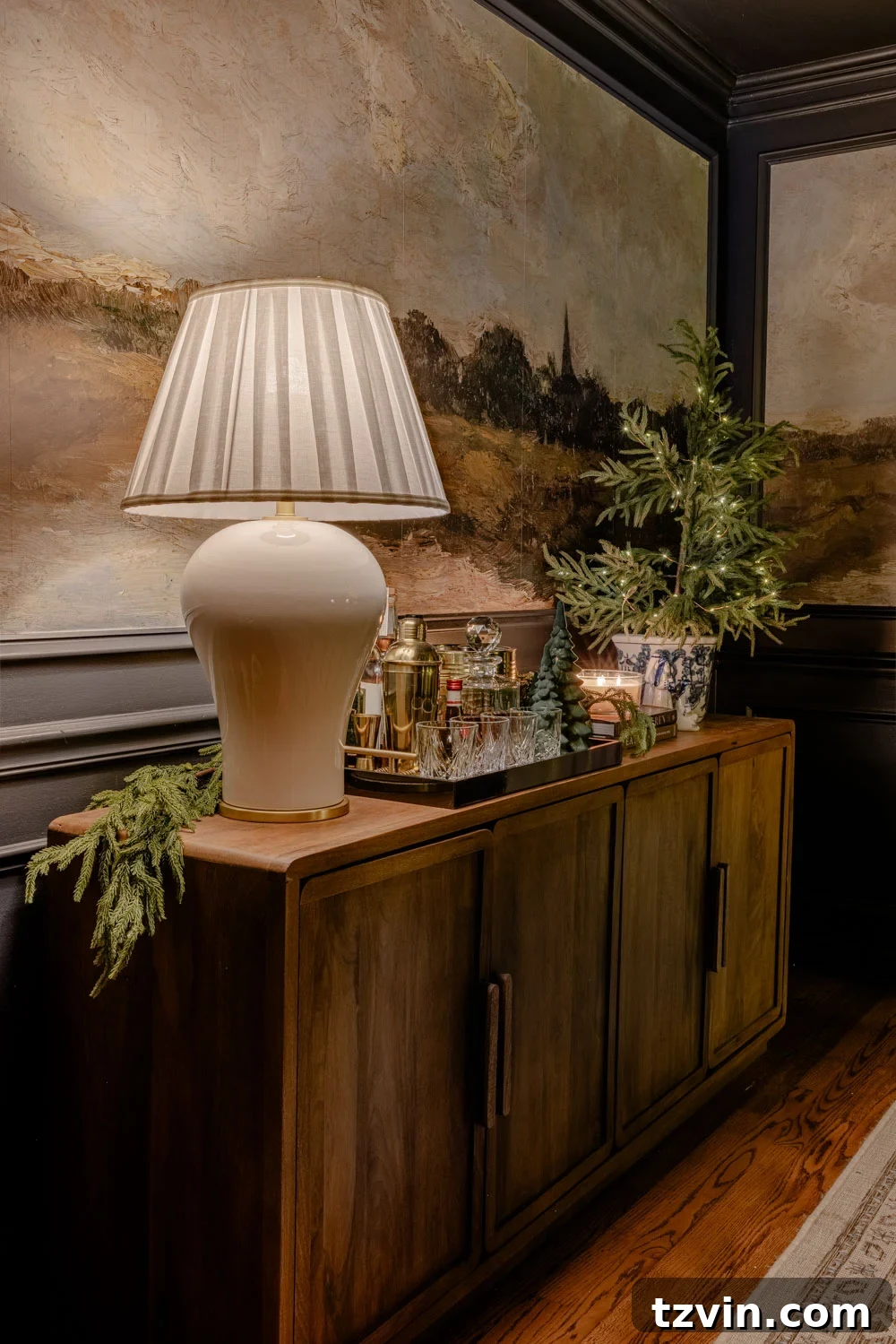 Modern Traditional Candlelight Christmas Home Tour