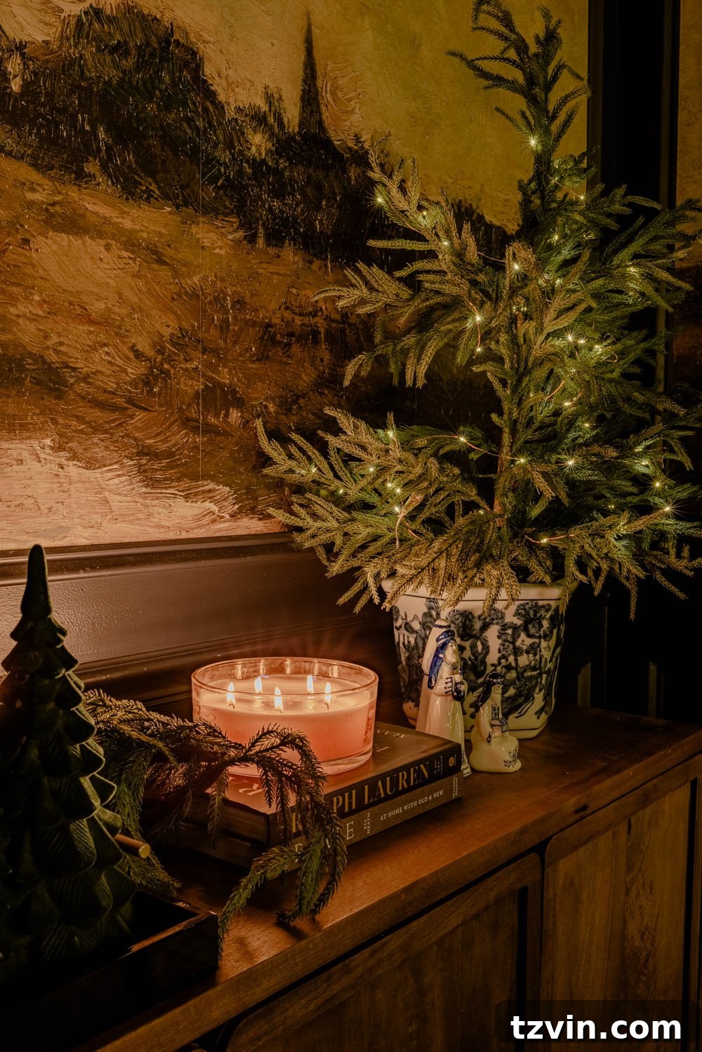 Modern Traditional Candlelight Christmas Home Tour