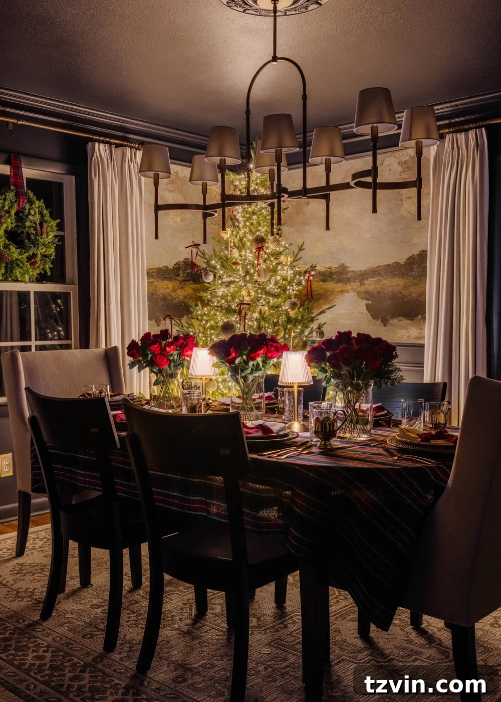 Modern Traditional Candlelight Christmas Home Tour