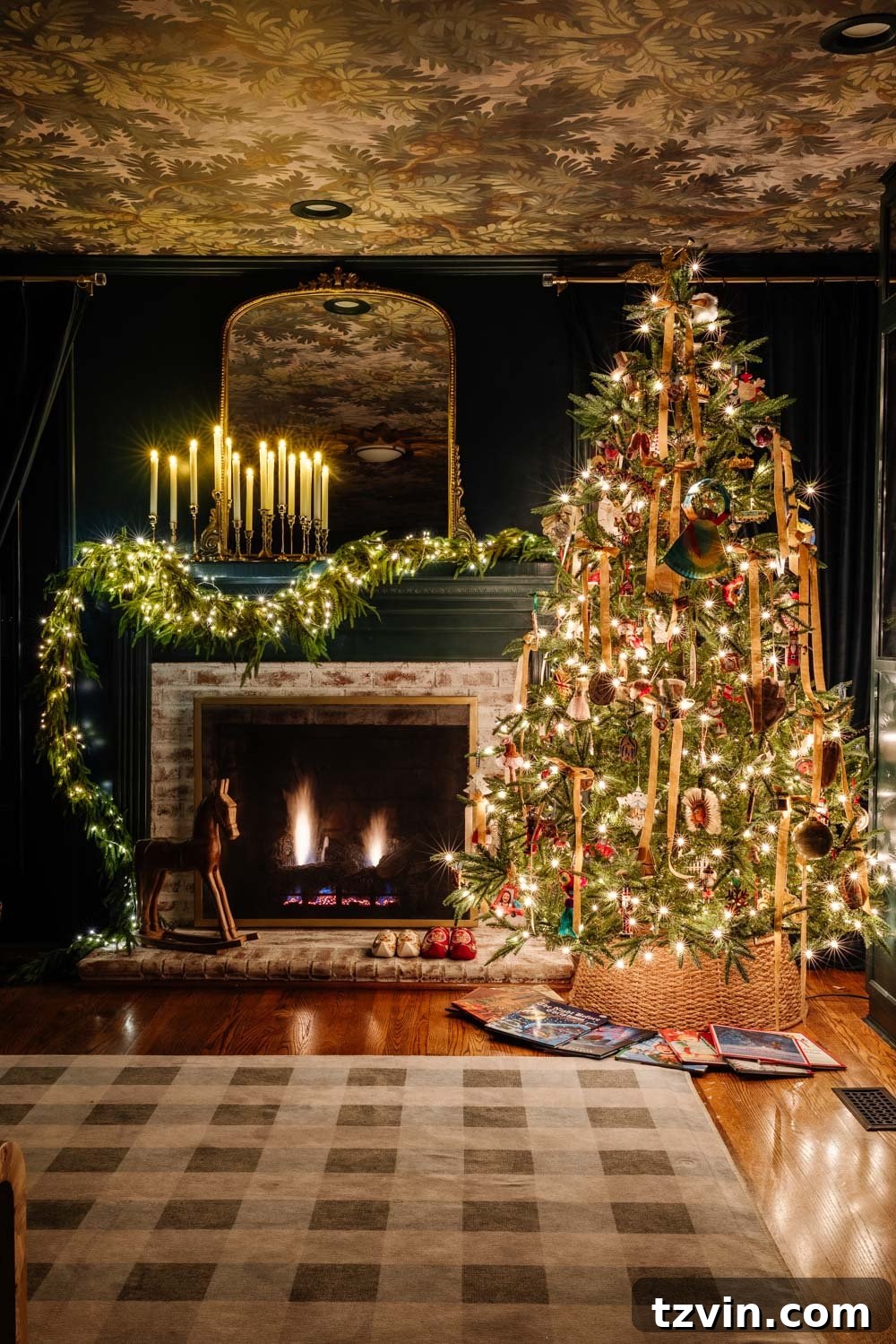 Modern Traditional Candlelight Christmas Home Tour