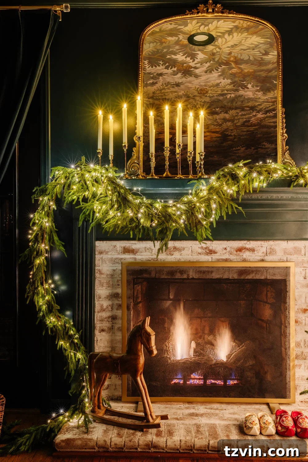 Modern Traditional Candlelight Christmas Home Tour