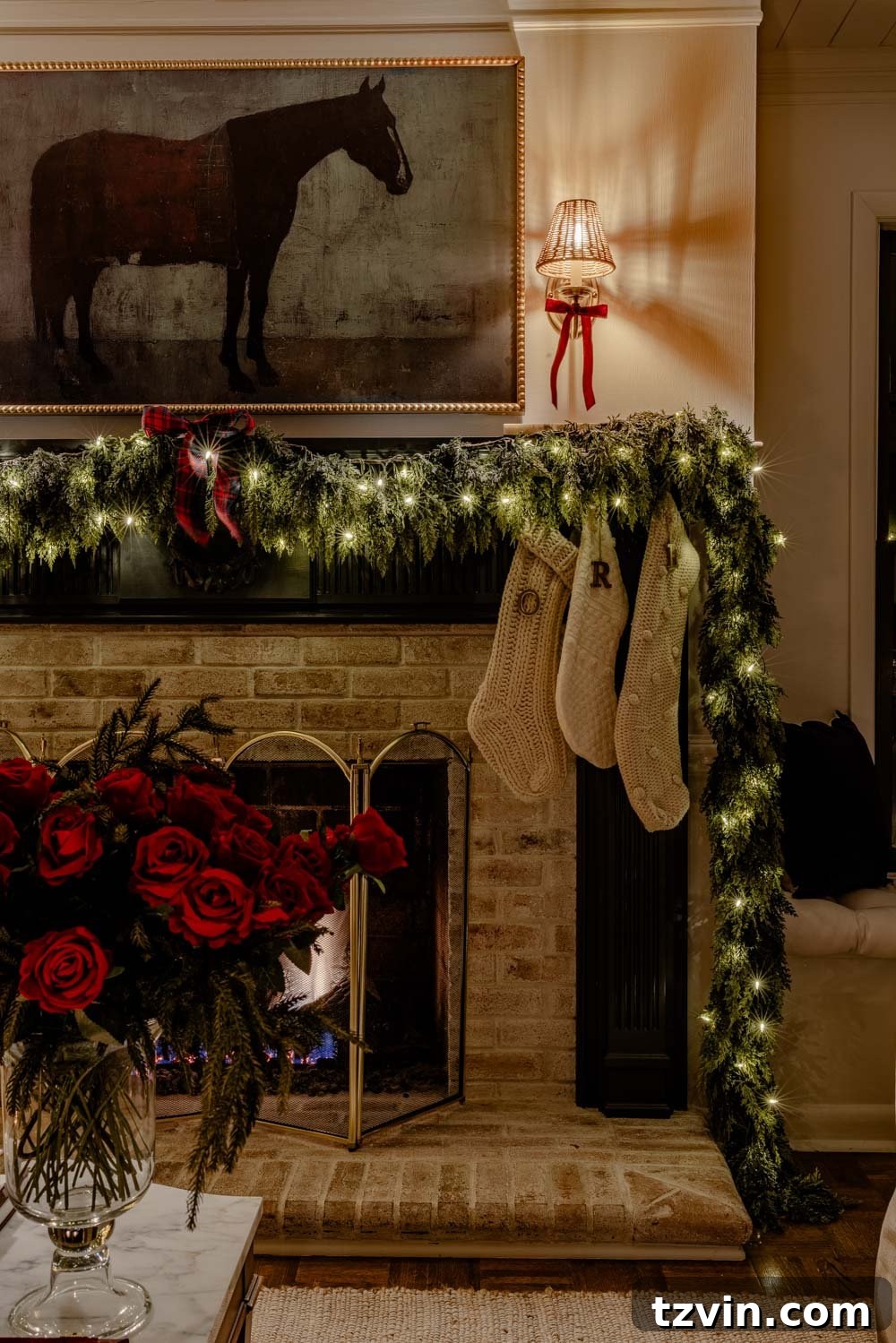 Modern Traditional Candlelight Christmas Home Tour