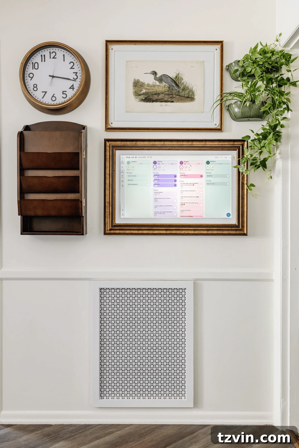Effortless Smart Home Upgrades for Older Houses 3 Skylight Calendar Command Center Wall