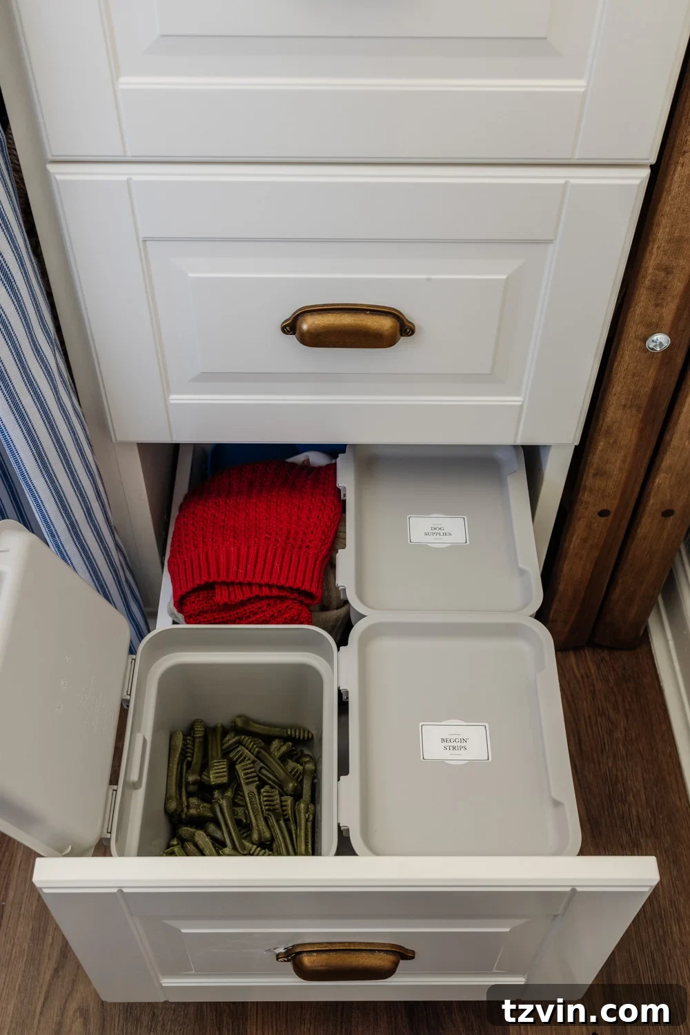 Maximizing Storage in Your Compact Laundry Room: Clever Organization Tips 17 Pet supplies drawer