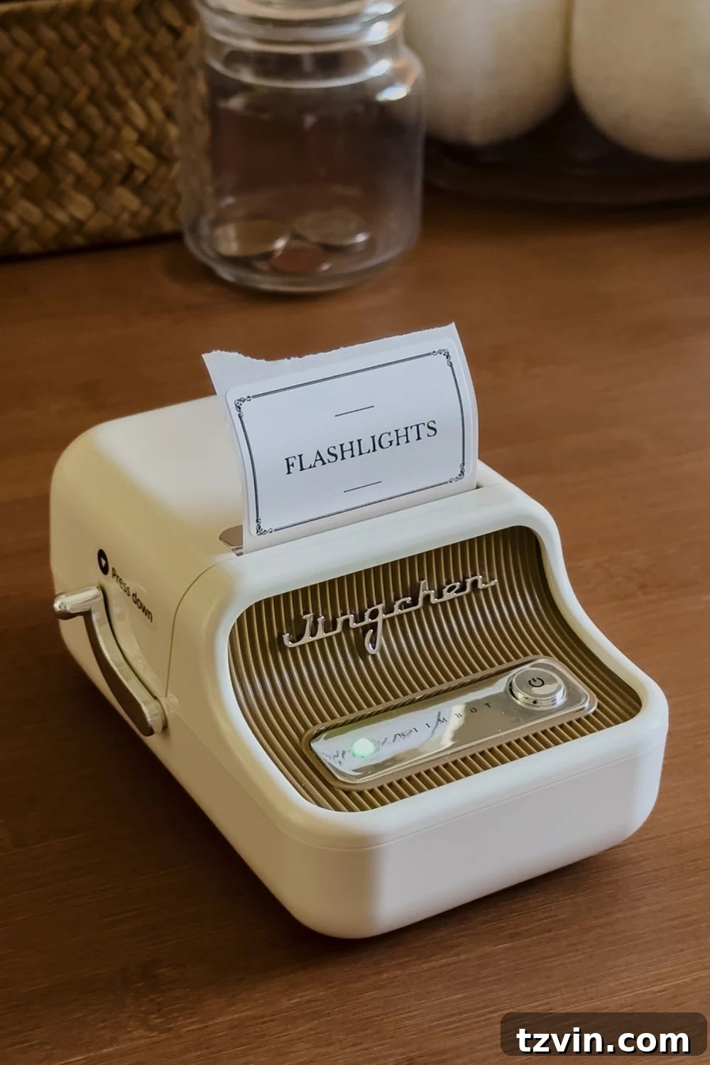 Maximizing Storage in Your Compact Laundry Room: Clever Organization Tips 4 Label maker used for organizing laundry room