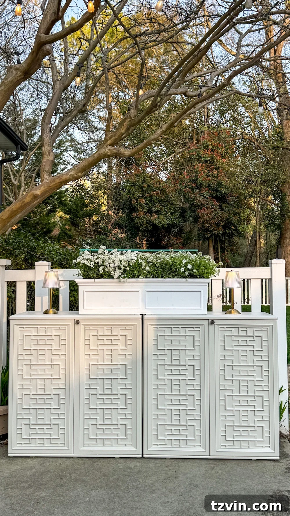 My Go-To Backyard Party Guest Setup For Flawless Hosting 3 Stylish backyard guest station made from deck boxes