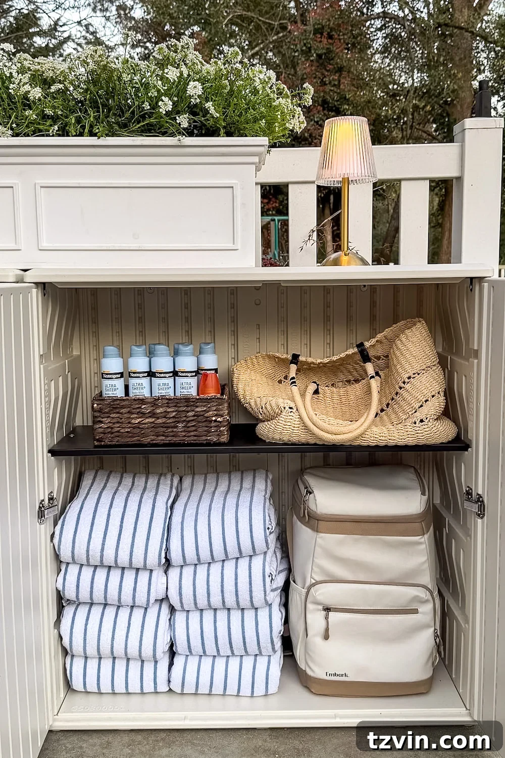 My Go-To Backyard Party Guest Setup For Flawless Hosting 5 Variety of pool and outdoor essentials in a guest station