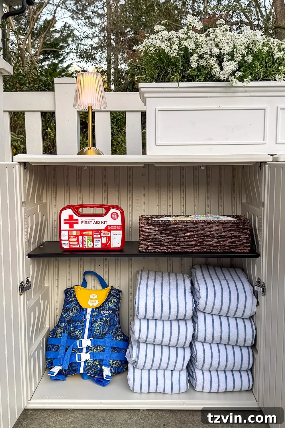My Go-To Backyard Party Guest Setup For Flawless Hosting 6 Well-stocked backyard party guest station with food and drink extras
