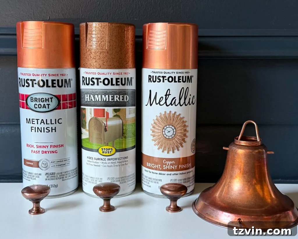 Copper Spray Paints Compared to Real Copper: Ranked 4 realistic best copper spray paints ranked