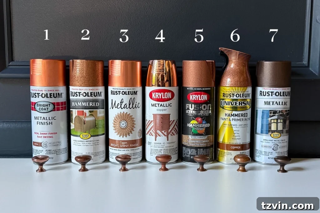 Copper Spray Paints Compared to Real Copper: Ranked 6 realistic best copper spray paints ranked