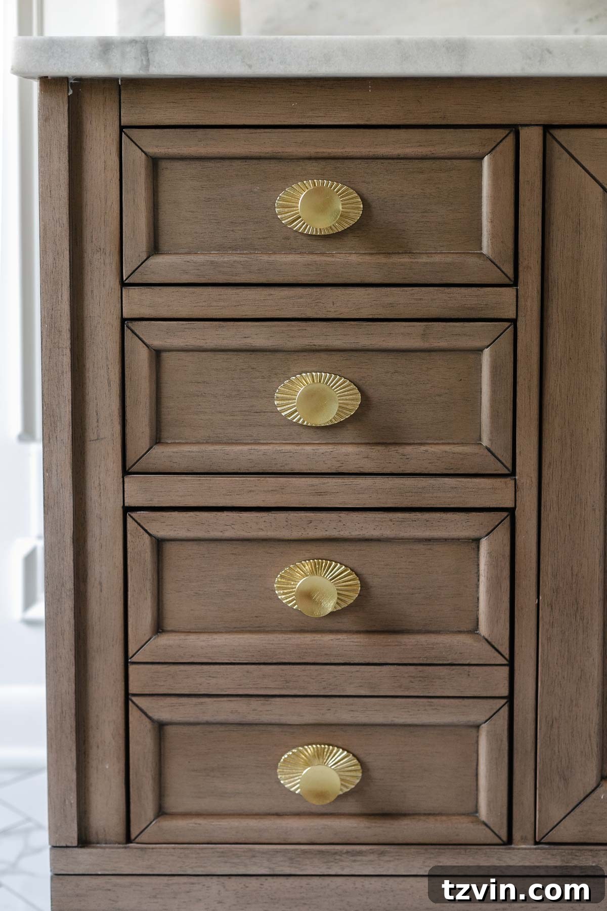 12 Furniture Upgrades That Make Your Pieces Look Expensive 12 bathroom vanity hardware