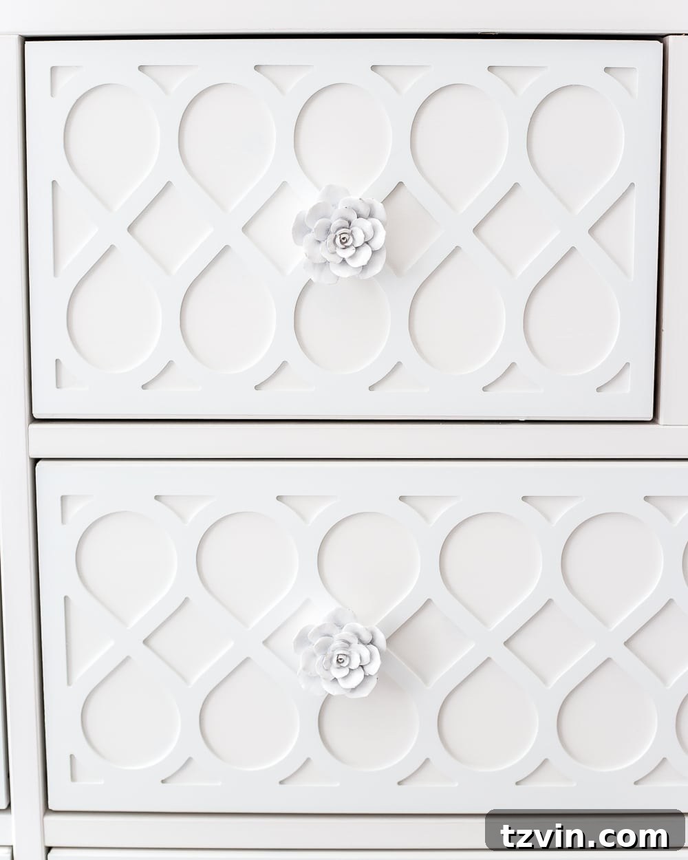 12 Furniture Upgrades That Make Your Pieces Look Expensive 25 applique dresser drawers