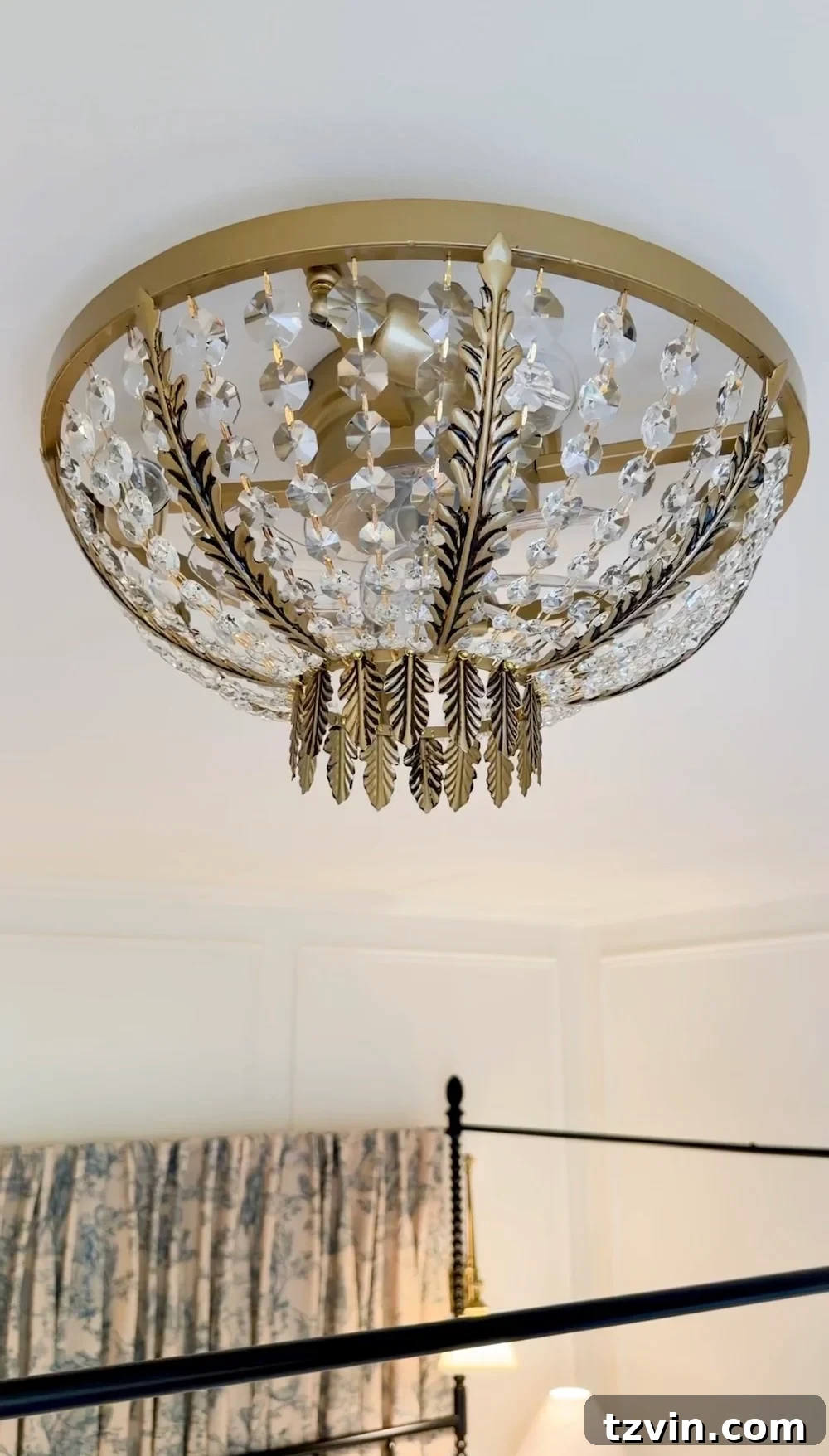 crystal ceiling fan